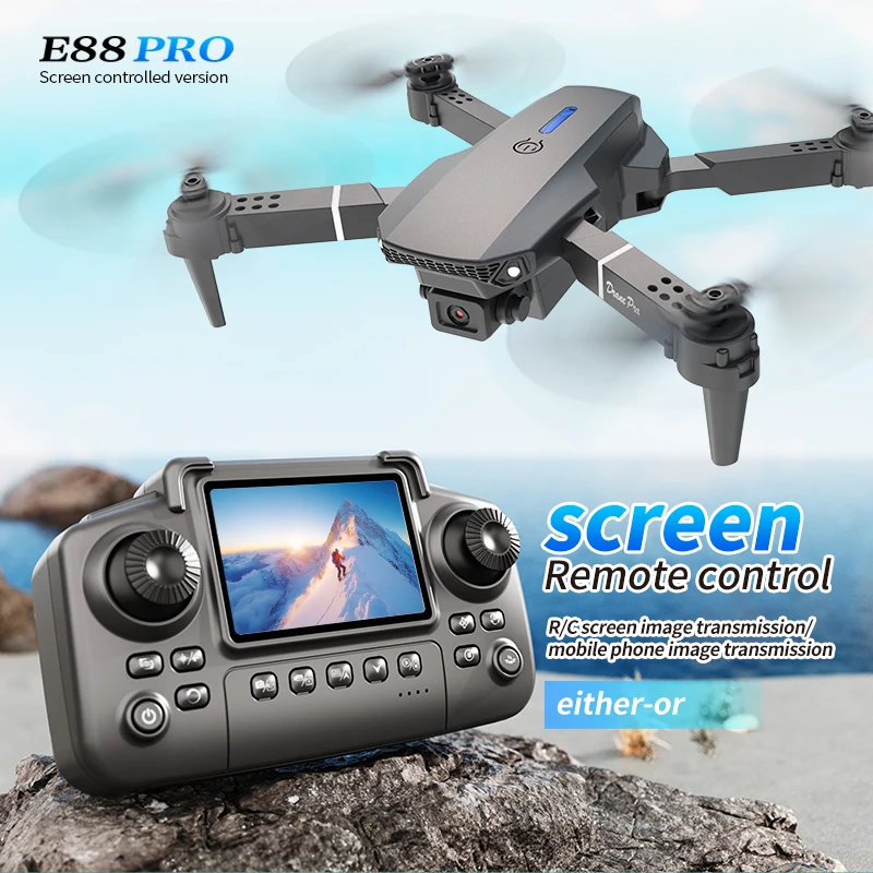 Drone Surveying - Dron profesional E88 PRO con pantalla