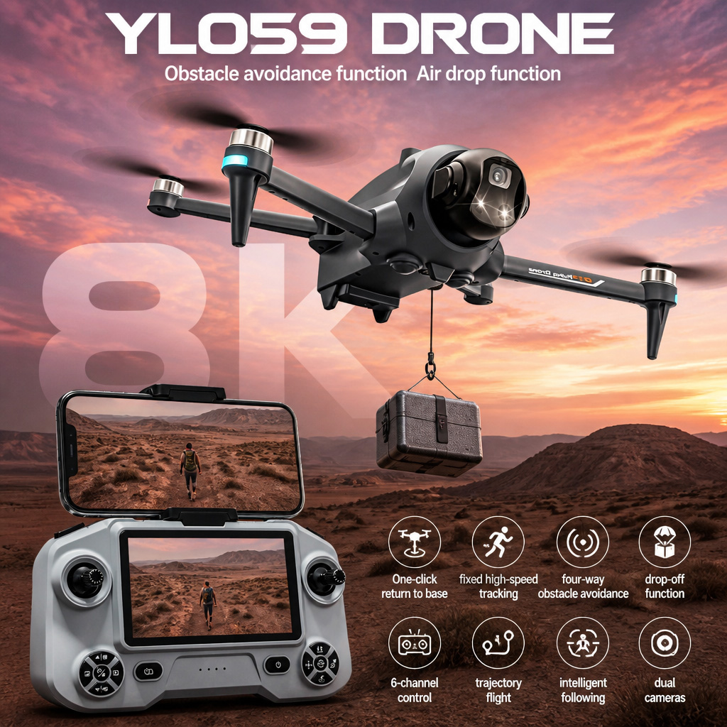 Drone Surveying - Dron Potensic con GPS, Retorno Automático,
