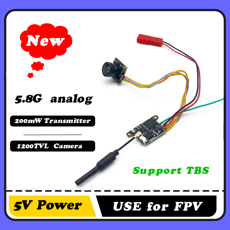 Drone Lidar - SLONWAKE 5,8G 1200TVL cámara FPV VTX