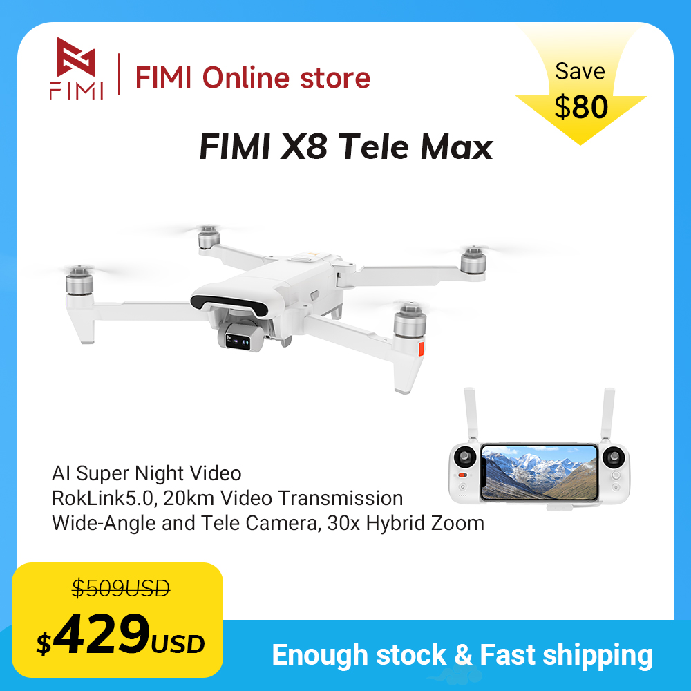Drone Thermal Imaging - Dron FIMI X8 Tele Max 4K