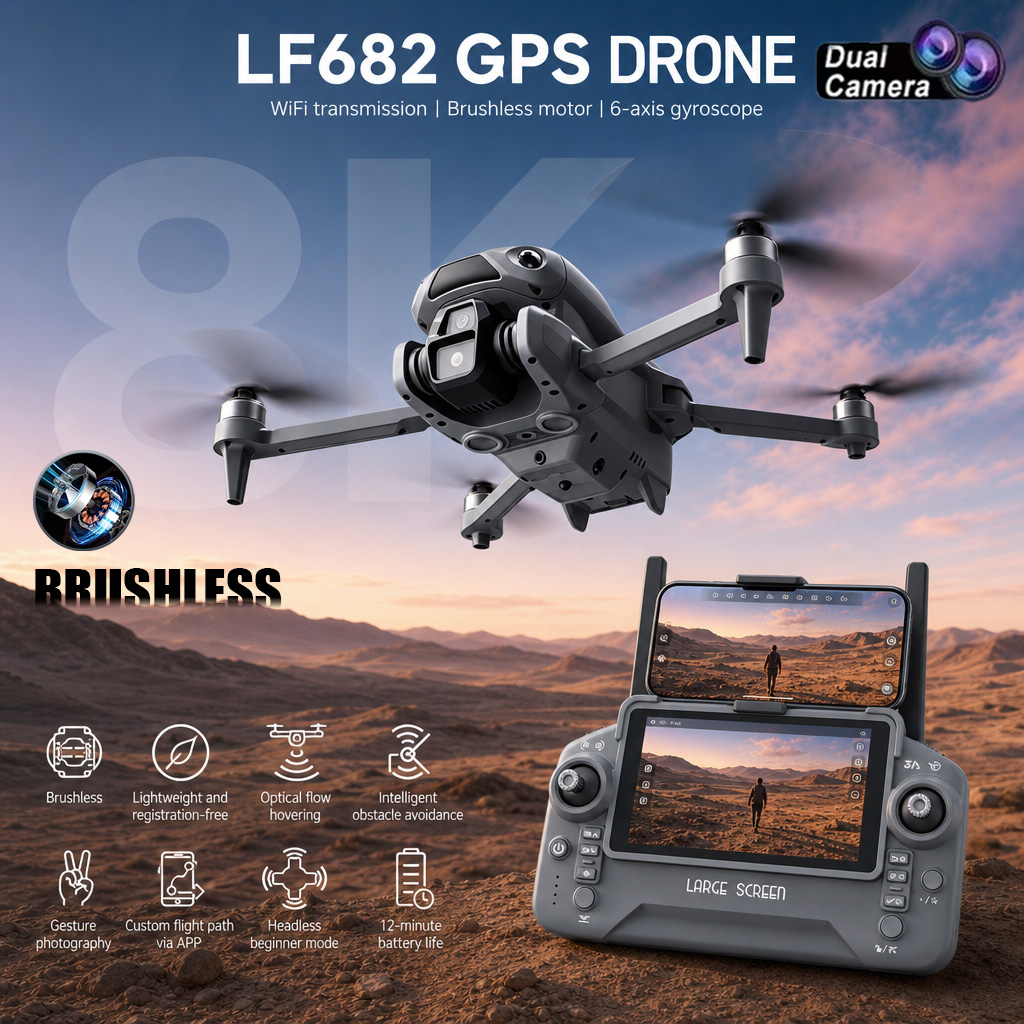 Drone Surveying - Nuevo Dron LF682 con Cámara Dual