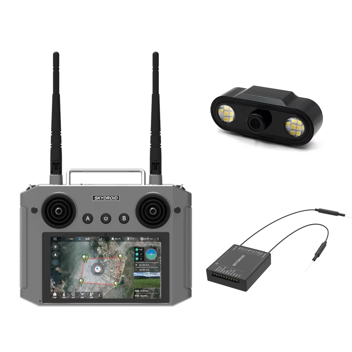 Para Skydroid H12 2,4 GHz 1080 - Drone Agriculture Monitoring reseña y precio
