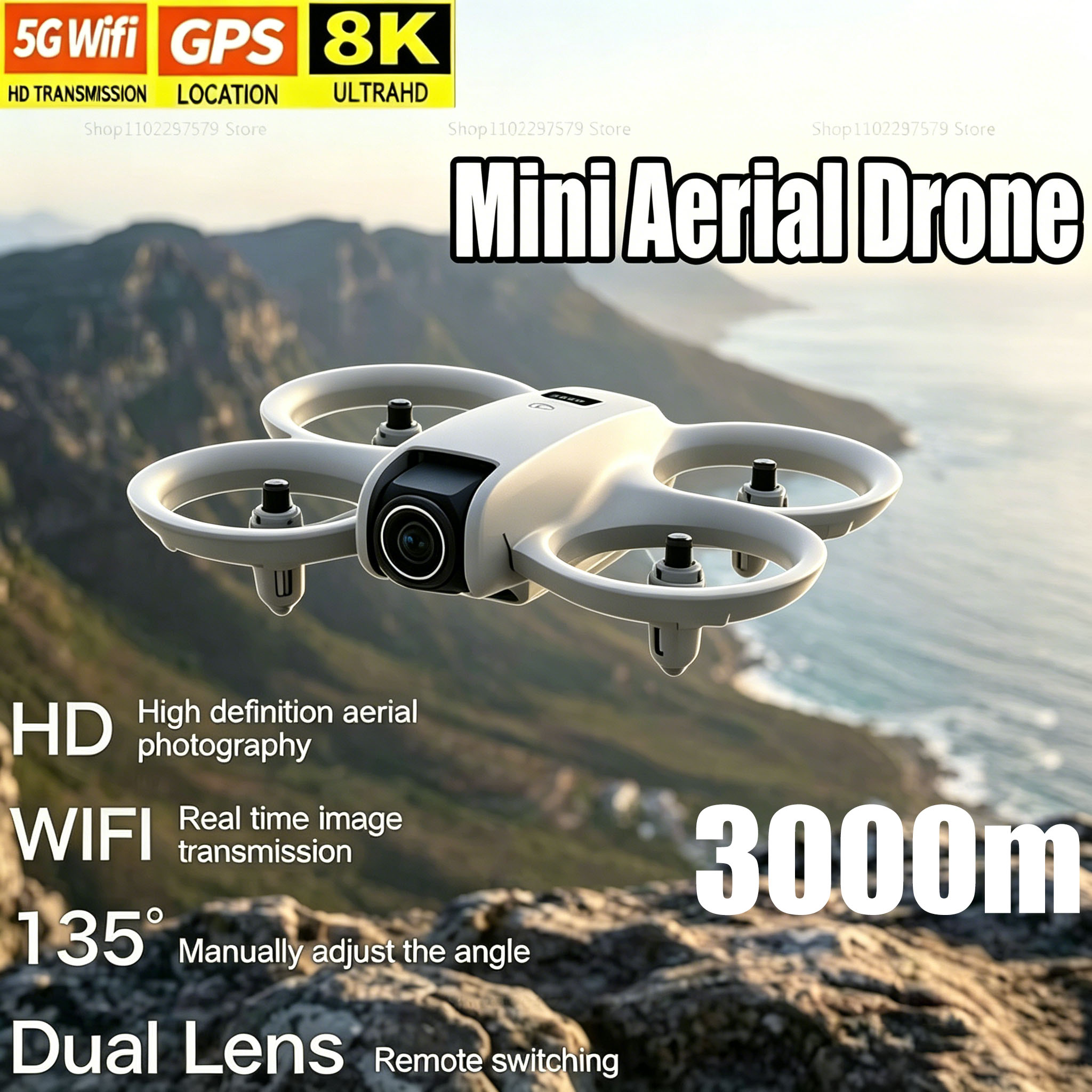 Mini Dron con Cámara HD 8K, FP - Drone Video Production reseña y precio