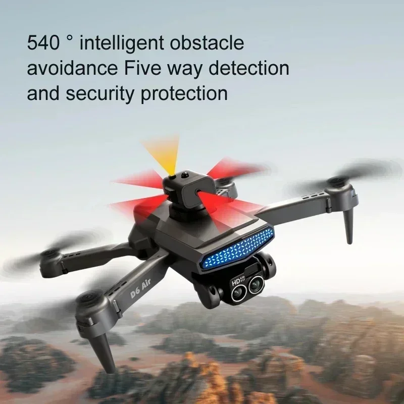 Mini Dron D6 8k Profesional co - Drone Video Production reseña y precio