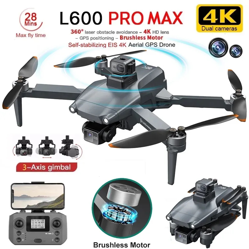 L600 PRO MAX GPS Drone profesi - Drone Surveying reseña y precio