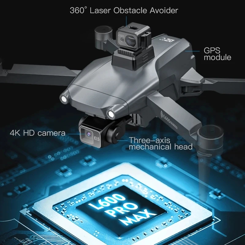 L600 PRO MAX GPS Drone profesi - Drone Surveying reseña y precio