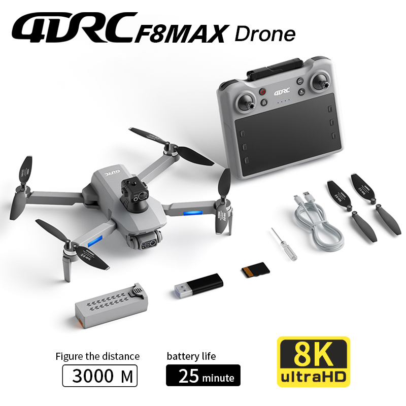 Dron F8 MAX GPS profesional co - Drone Mapping reseña y precio