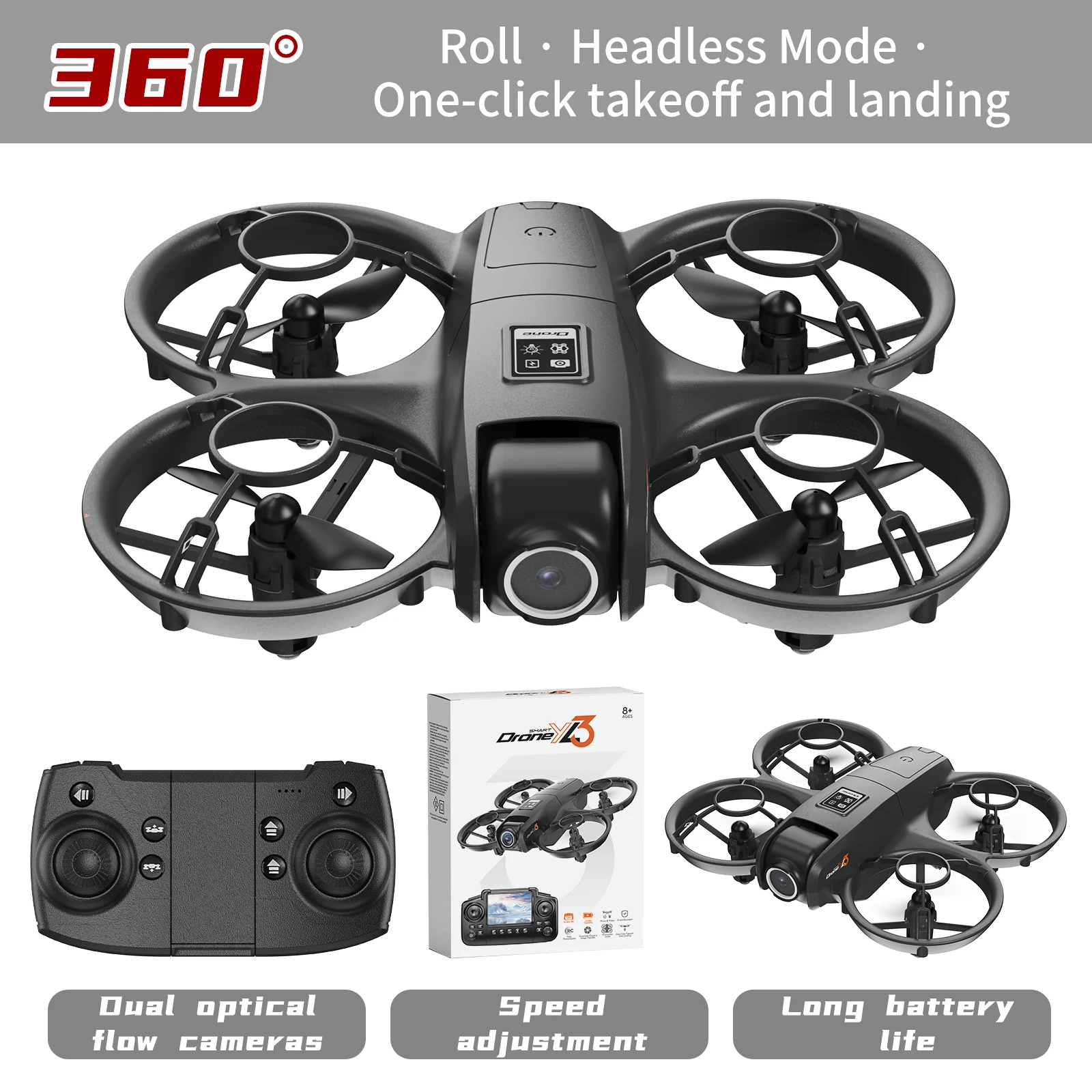 Nuevo Dron RC YL3 8K 1080P con - Drone Surveying reseña y precio