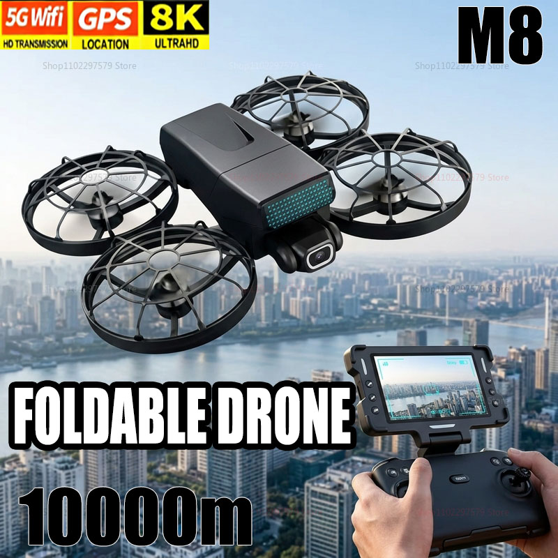 Nuevos Drones M8 GPS 8K Profes - Drone Surveying reseña y precio