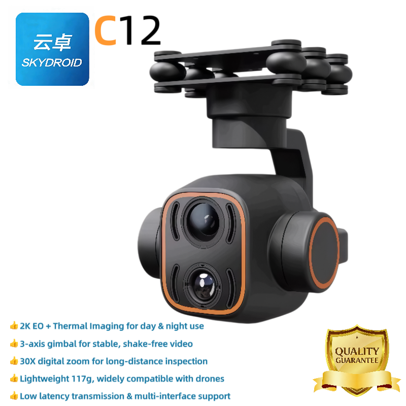 Dron Skydroid C12 con Cámara T - Drone Thermal Imaging reseña y precio
